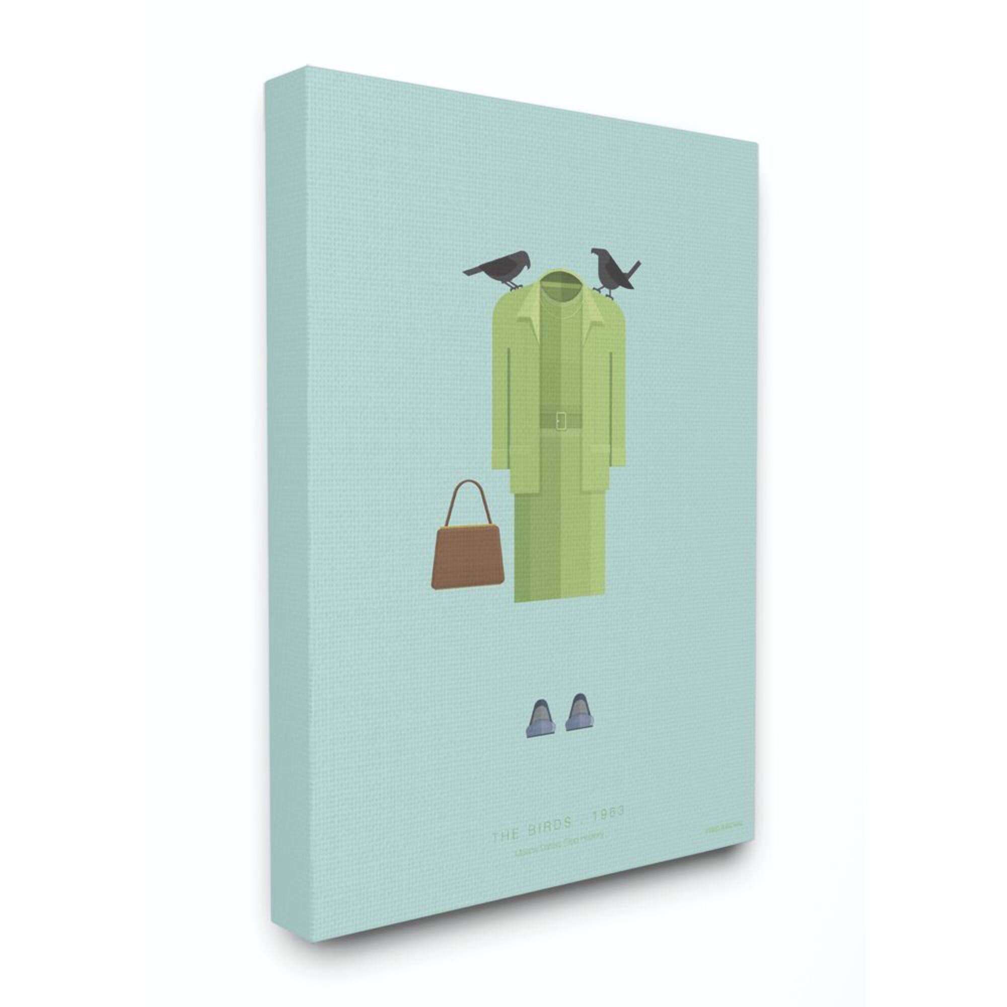 Stupell Industries The Birds Character's Fashion Canvas Wall Art